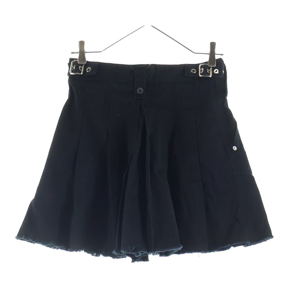 DIESEL(ディーゼル) ベルト付キュロットパンツ ブラック コットン #26 レディース