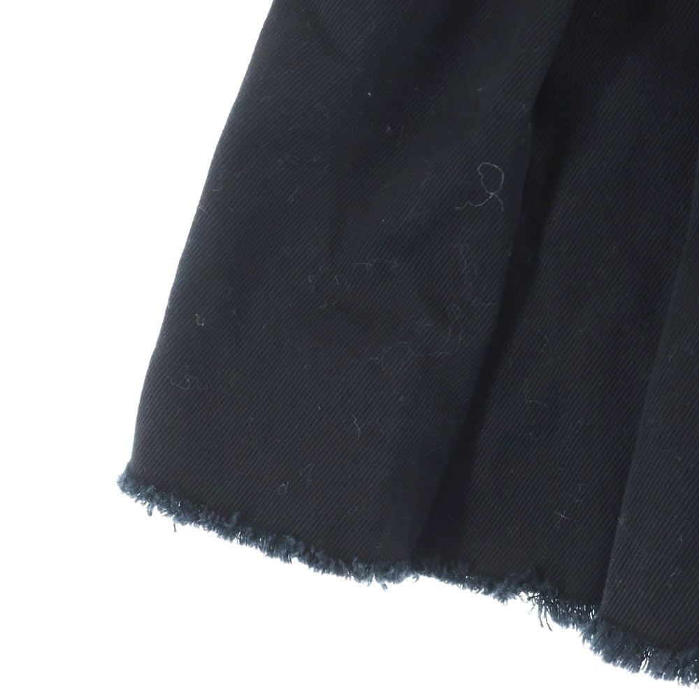 DIESEL(ディーゼル) ベルト付キュロットパンツ ブラック コットン #26 レディース