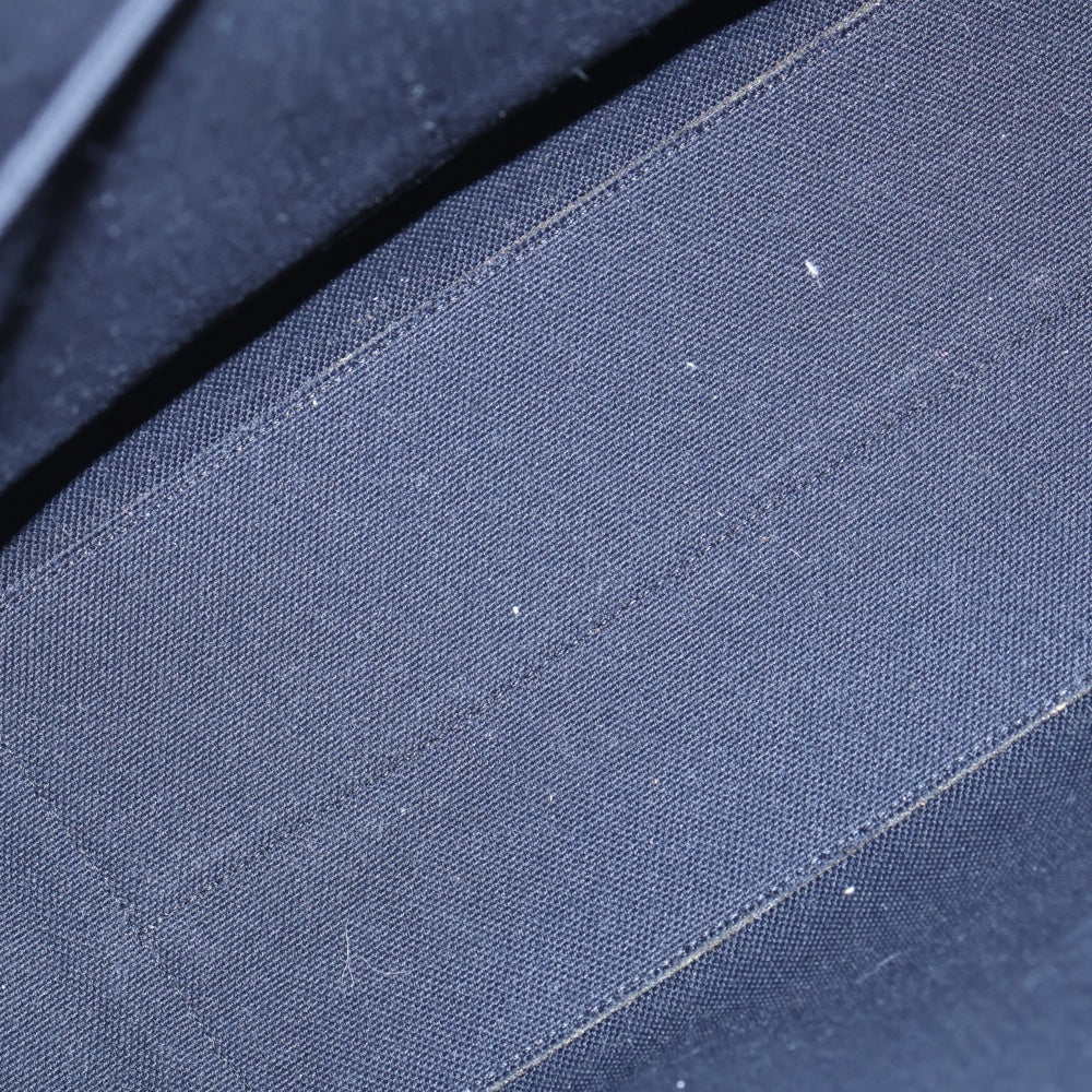 LOEWE(ロエベ) ホリゾンタル アナグラム ハンドバッグ トートバッグ アイボリー×ブラック ジャガード キャンバス×レザー シルバー金具 レディース