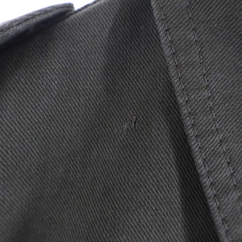 CELINE(セリーヌ) 24SS SAHARIENNE JACKET ロゴワッペン サハリエンヌ ミリタリージャケット ブルゾン カーキ 2W44B177R レディース