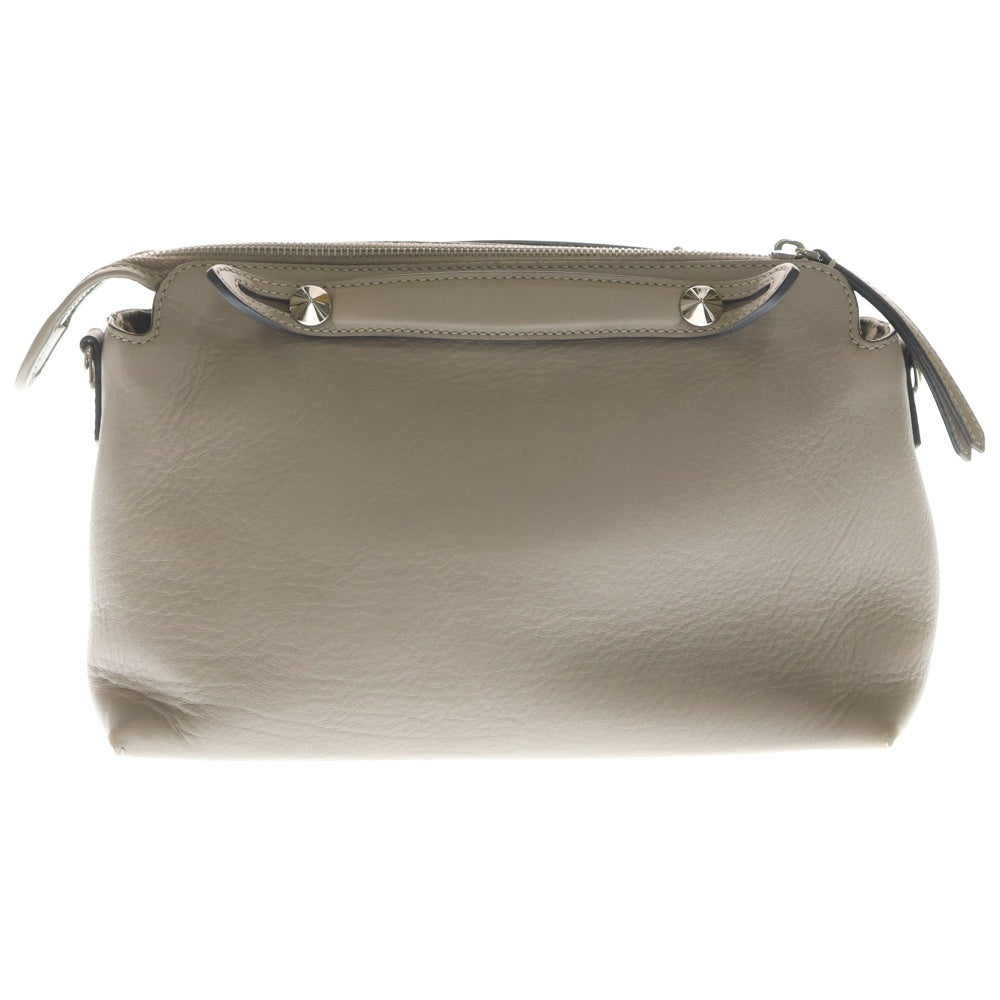 FENDI(フェンディ) バイザウェイ ミディアム 2WAYバッグ ハンドバッグ ショルダーバッグ ライトブラウン グレージュ レザー 8BL124 シルバー金具 レディース