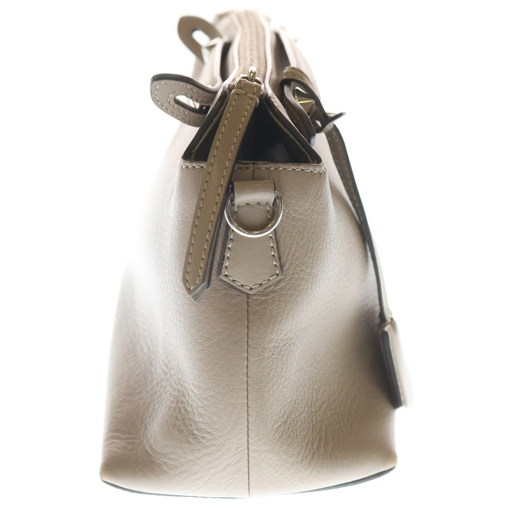 FENDI(フェンディ) バイザウェイ ミディアム 2WAYバッグ ハンドバッグ ショルダーバッグ ライトブラウン グレージュ レザー 8BL124 シルバー金具 レディース