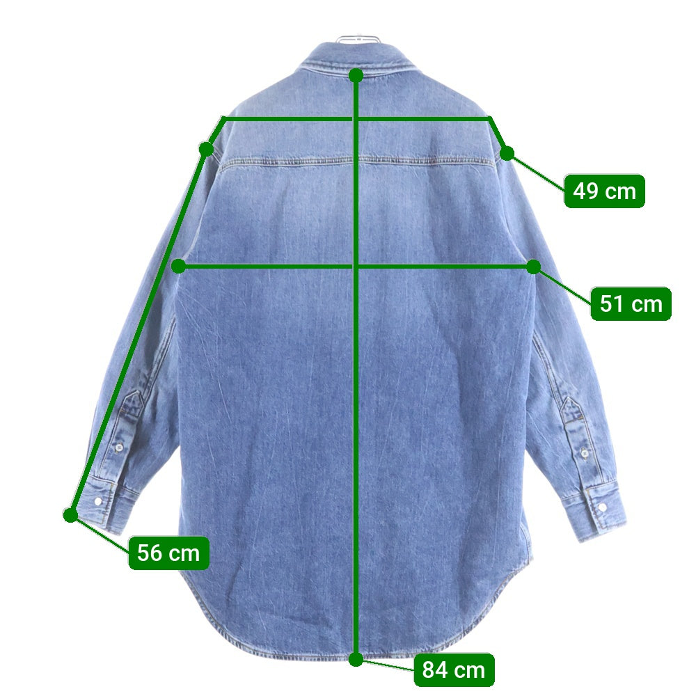 GUCCI(グッチ) WASHED ORGANIC DENIM SHIRT デニムジャケット インディゴ レディース 772882 XDCT9
