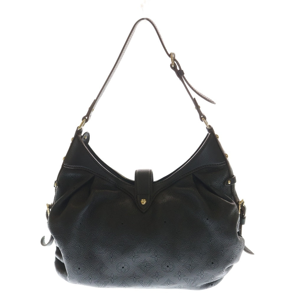 LOUIS VUITTON(ルイヴィトン) モノグラム マヒナ ルナーXS 2wayバッグ ハンドバッグ ショルダーバッグ ブラック ノワール レザー M95660 ゴールド金具 レディース