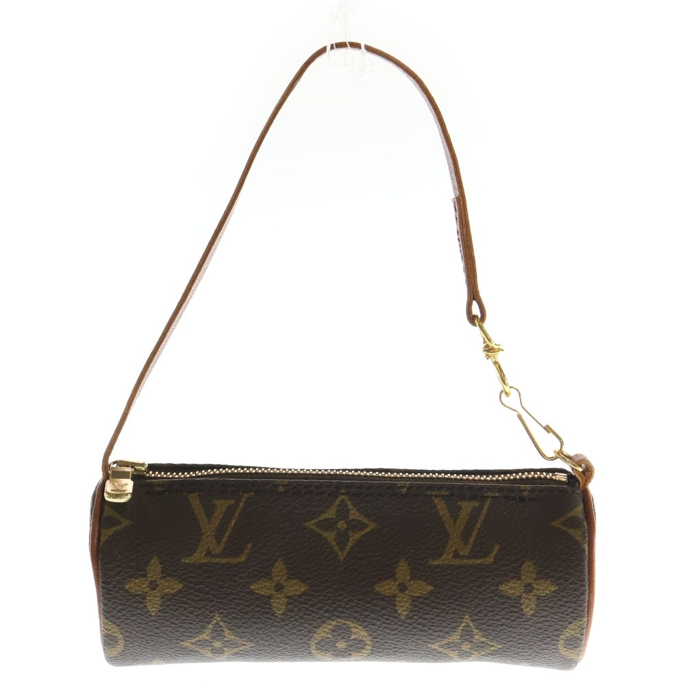 LOUIS VUITTON(ルイヴィトン) モノグラム パピヨン 付属ポーチ ブラウン PVCレザー レディース
