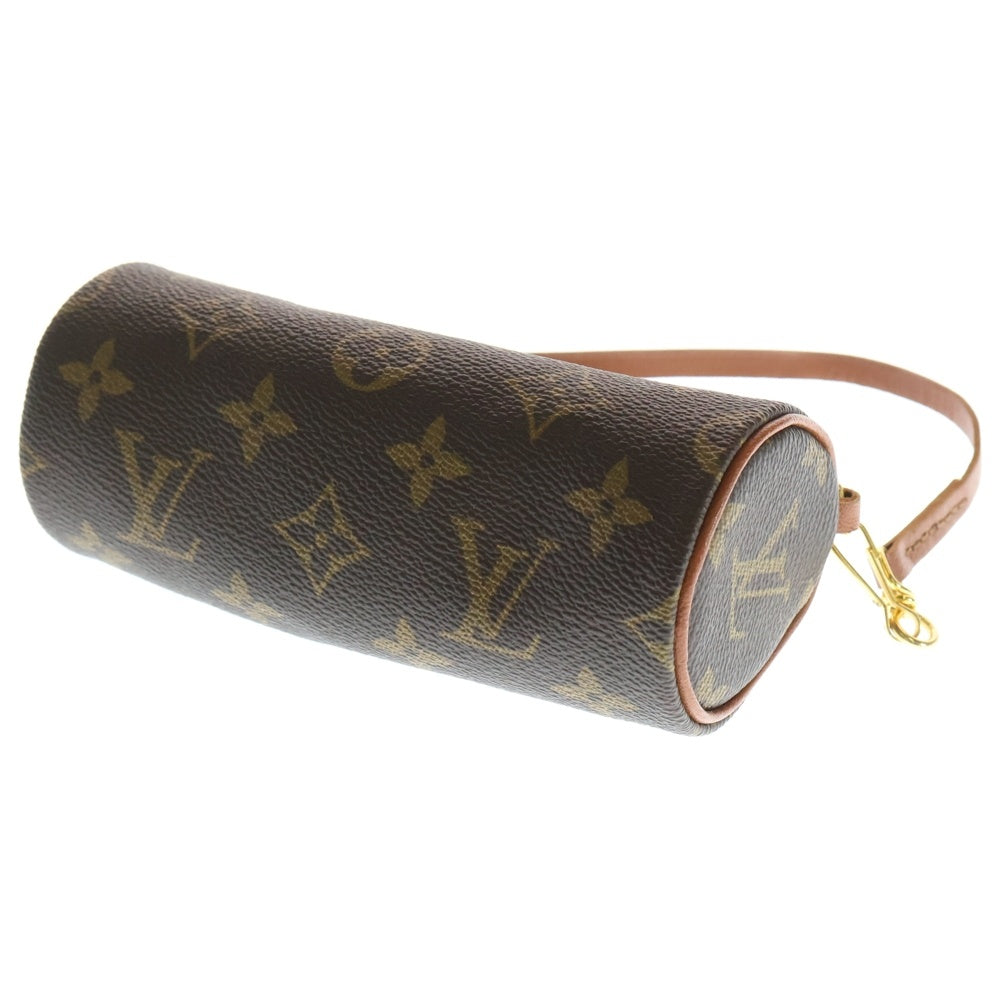 LOUIS VUITTON(ルイヴィトン) モノグラム パピヨン 付属ポーチ ブラウン PVCレザー レディース