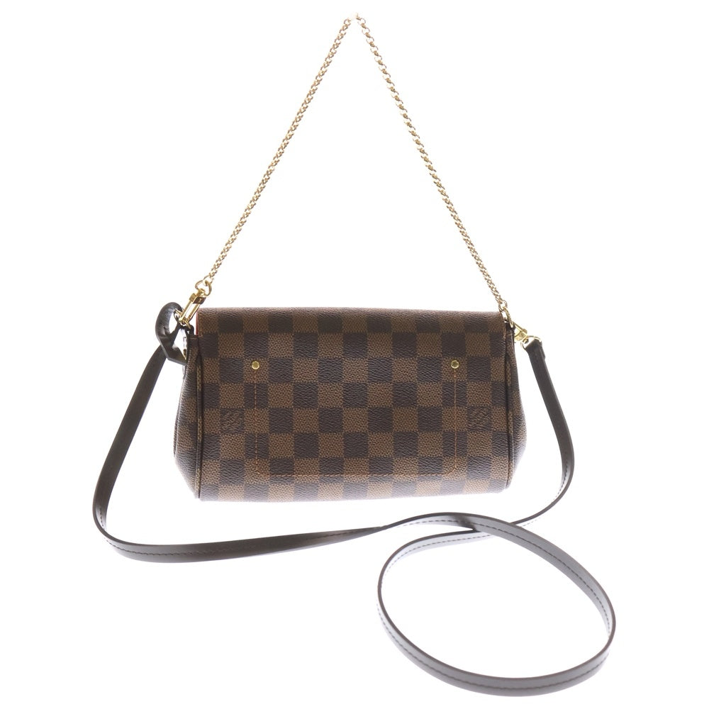 LOUIS VUITTON(ルイヴィトン) ダミエ フェイボリットPM ショルダーバッグ ブラウン PVCレザー N41276 レディース