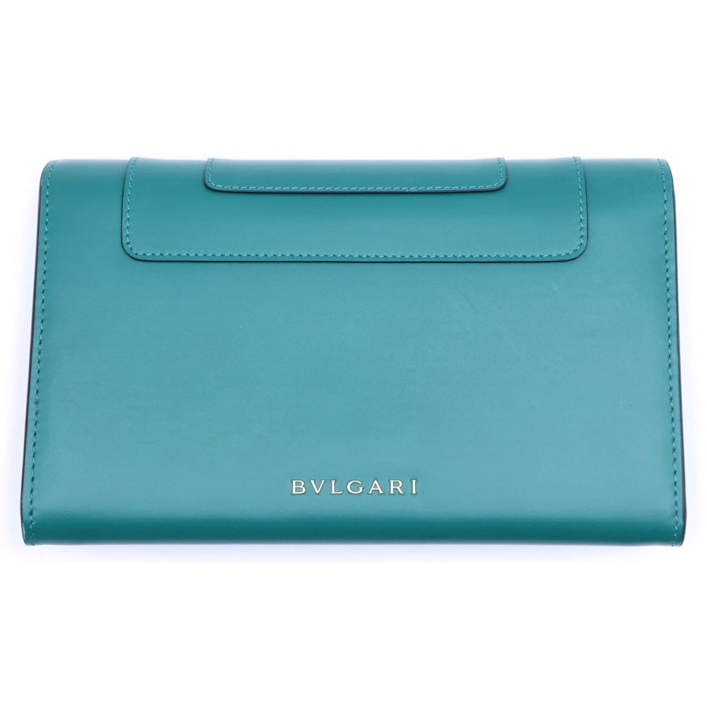 BVLGARI(ブルガリ) セルペンティ フォーエバー ラージロングウォレット 長財布 グリーン レザー レディース