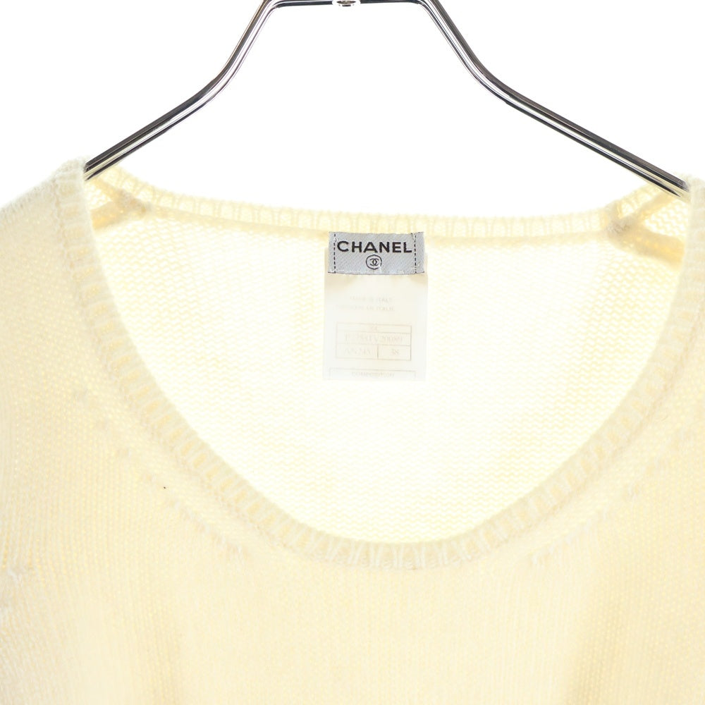 CHANEL(シャネル) ニットベスト カシミヤ ホワイト P27581V20089 レディース
