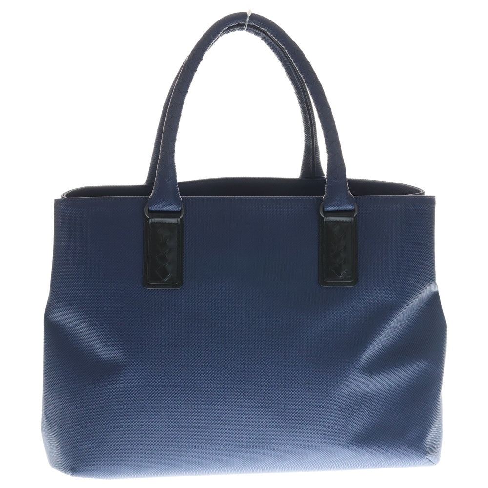 BOTTEGA VENETA(ボッテガヴェネタ) マルコポーロ トートバッグ ブルー レザー×PVC レディース