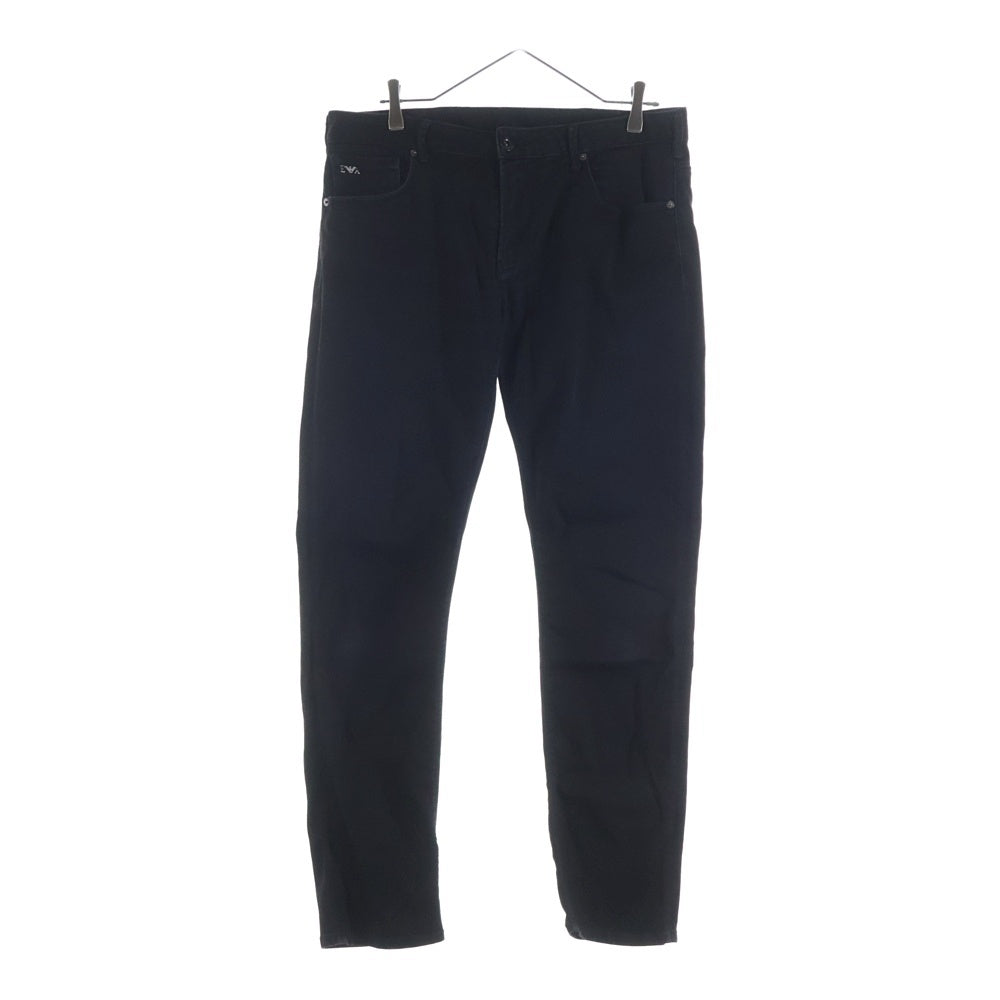 EMPORIO ARMANI EA7(エンポリオアルマーニイーエーセブン) ストレートボトム デニムパンツ ブラック 3K1J06 1DHDZ レディース