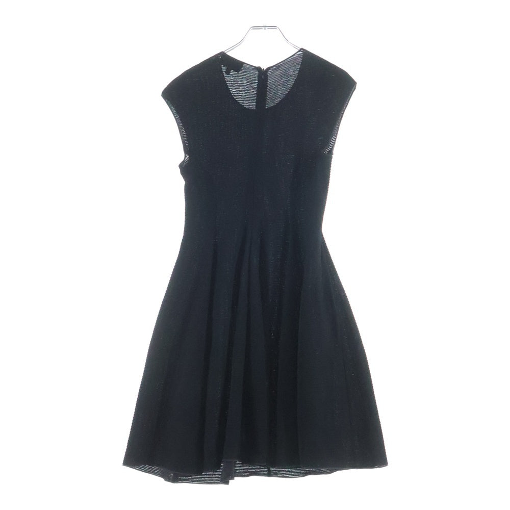 EMPORIO ARMANI EA7(エンポリオアルマーニイーエーセブン) ノースリーブニットワンピース ブラック 3R2A7B 2JWCZ レディース