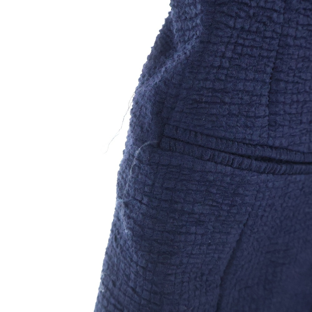 EMPORIO ARMANI EA7(エンポリオアルマーニイーエーセブン) ワッフル地 テーラードジャケット ネイビー A1G450 A1202