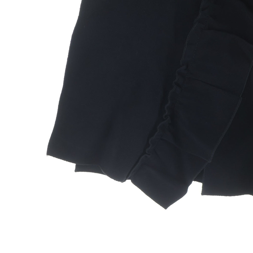 N21 numero ventuno(ヌメロ ヴェントゥーノ) 21AW ボンディングフリル スリット スカート ブラック 21AW-C041-5336 レディース