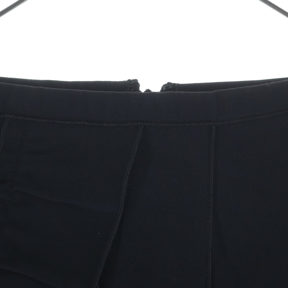 N21 numero ventuno(ヌメロ ヴェントゥーノ) 21AW ボンディングフリル スリット スカート ブラック 21AW-C041-5336 レディース
