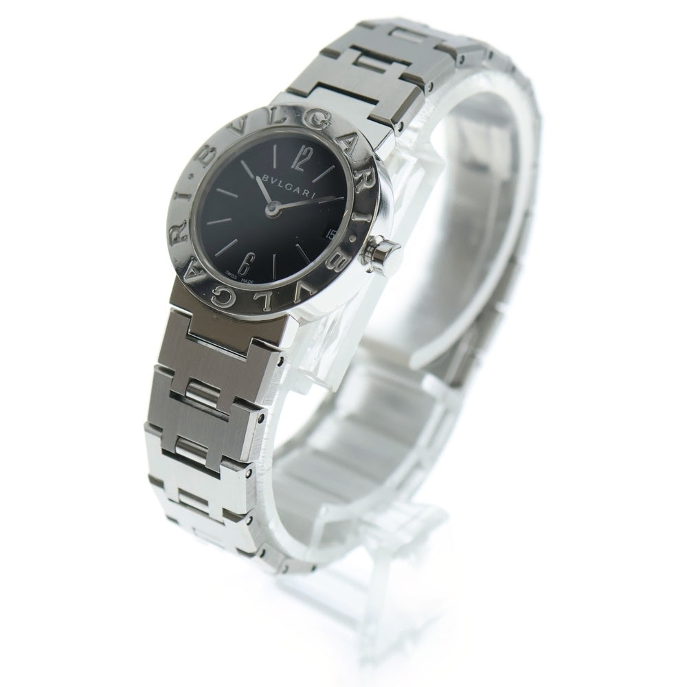 BVLGARI(ブルガリ) ブルガリブルガリ 黒文字盤 ステンレス クォーツ SS/QZ BB23SS 腕時計 レディース