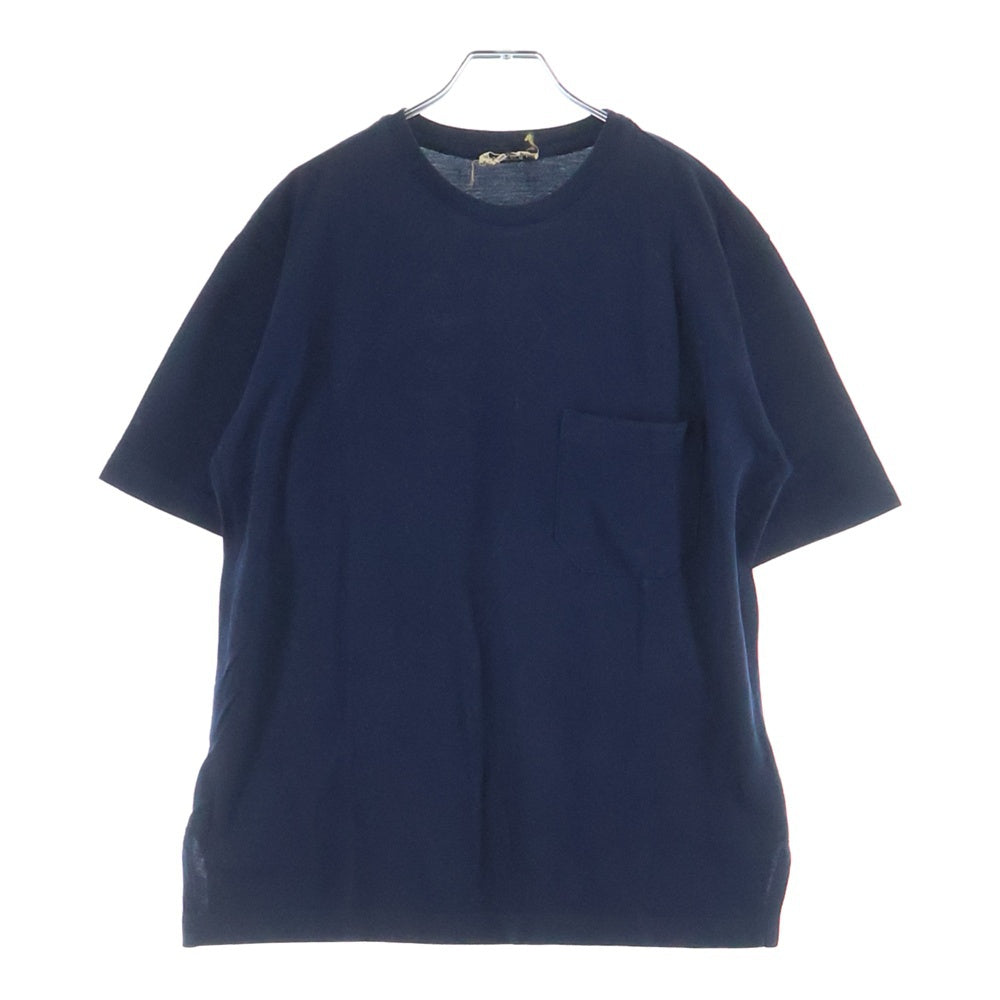 HERMES(エルメス) コットン 半袖ポロシャツ ネイビー