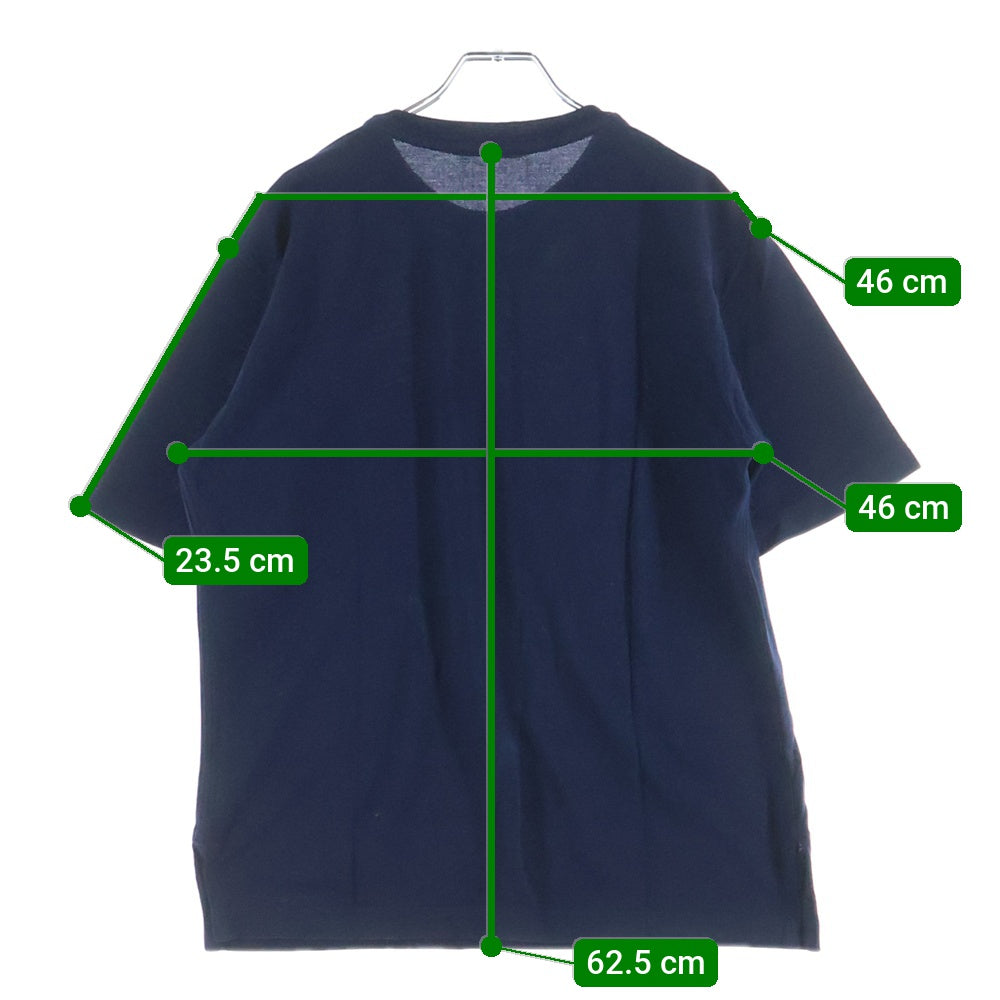 HERMES(エルメス) コットン 半袖ポロシャツ ネイビー