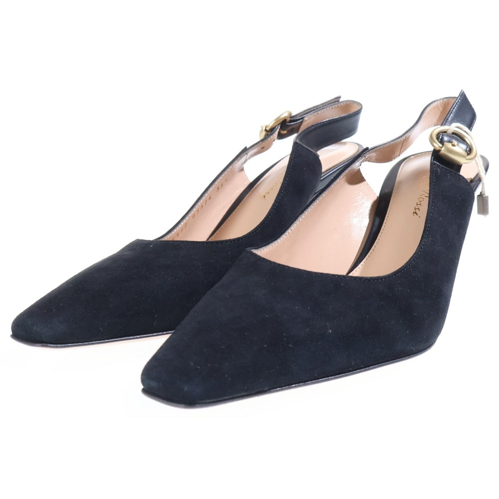 NO BRAND(ノーブランド) gianvito rossi ヒールパンプス スエード ブラック レディース