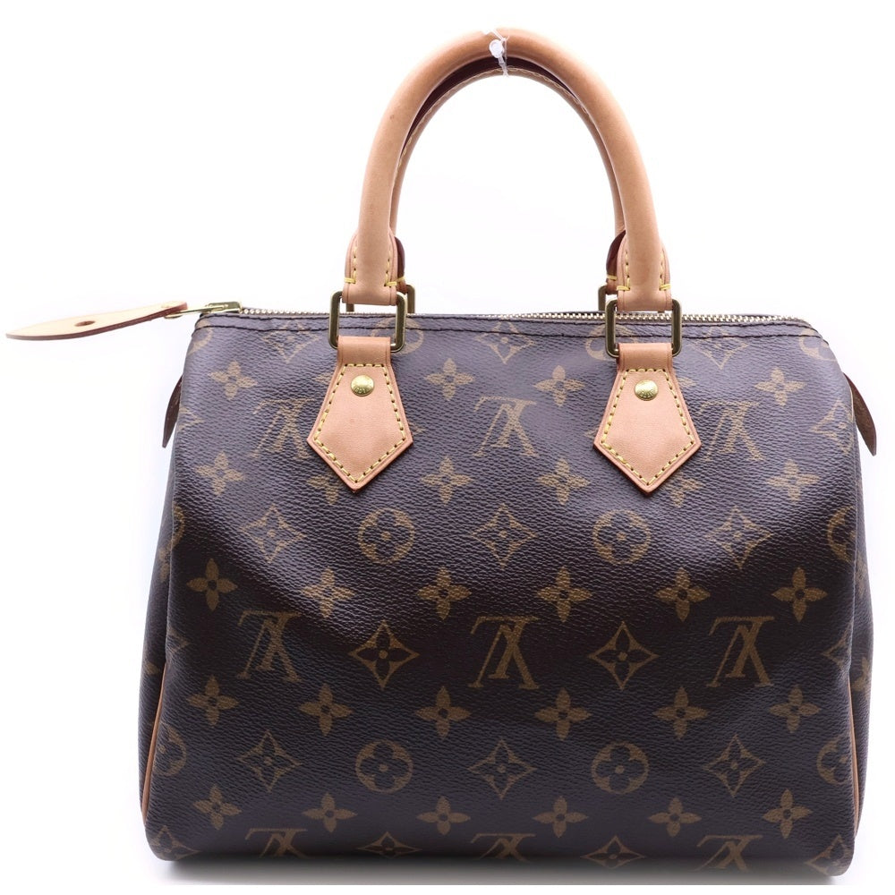 LOUIS VUITTON(ルイヴィトン) モノグラム スピーディ25 ブラウン PVC ハンドバッグ M41528 ICタイプ レディース