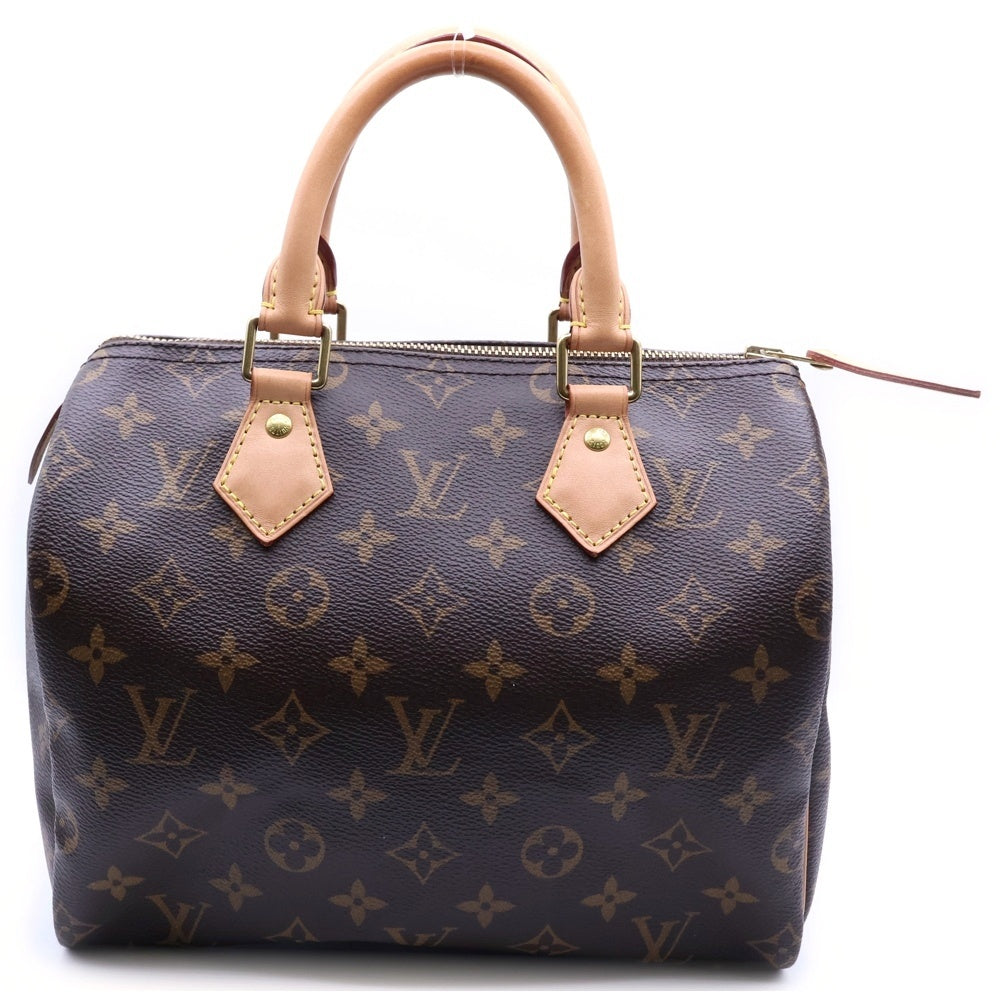 LOUIS VUITTON(ルイヴィトン) モノグラム スピーディ25 ブラウン PVC ハンドバッグ M41528 ICタイプ レディース