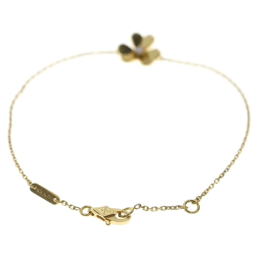 Van Cleef & Arpels(ヴァンクリーフアンドアーペル) フリヴォル ミニ ブレスレット ダイヤモンド イエローゴールド K18YG VCARP0J200 ジュエリー レディース