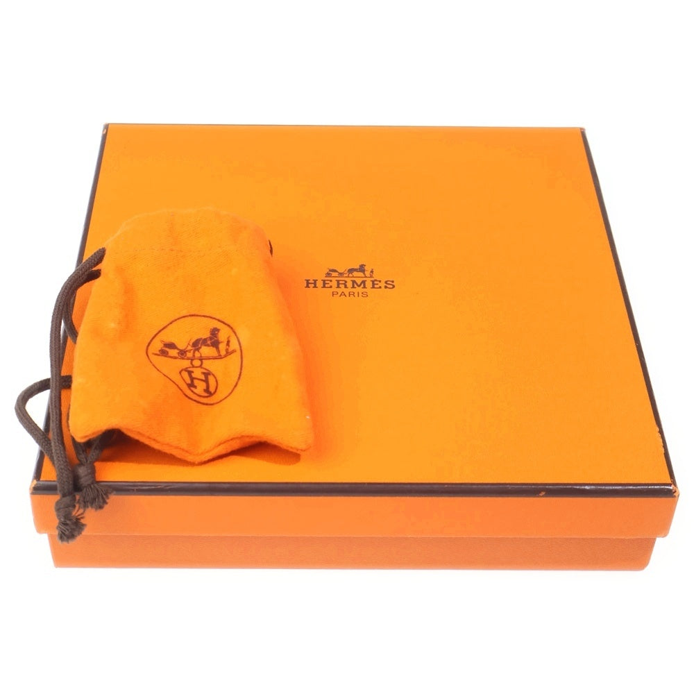 HERMES(エルメス) コンスタンスベルト ブラック レザー シルバー 金具 □H刻印