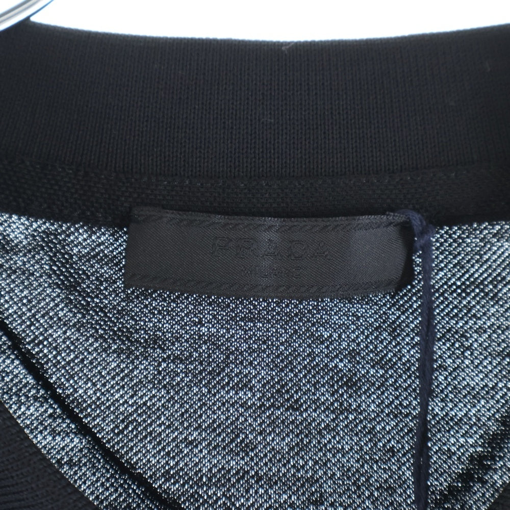 PRADA(プラダ) 半袖ポロシャツ コットン ブラック DNA497 レディース