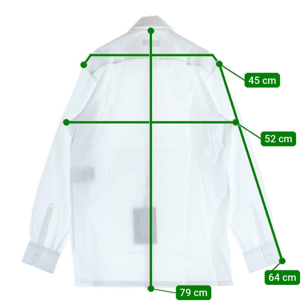 PRADA(プラダ) 24年 長袖シャツ コットン ホワイト DNA996 レディース