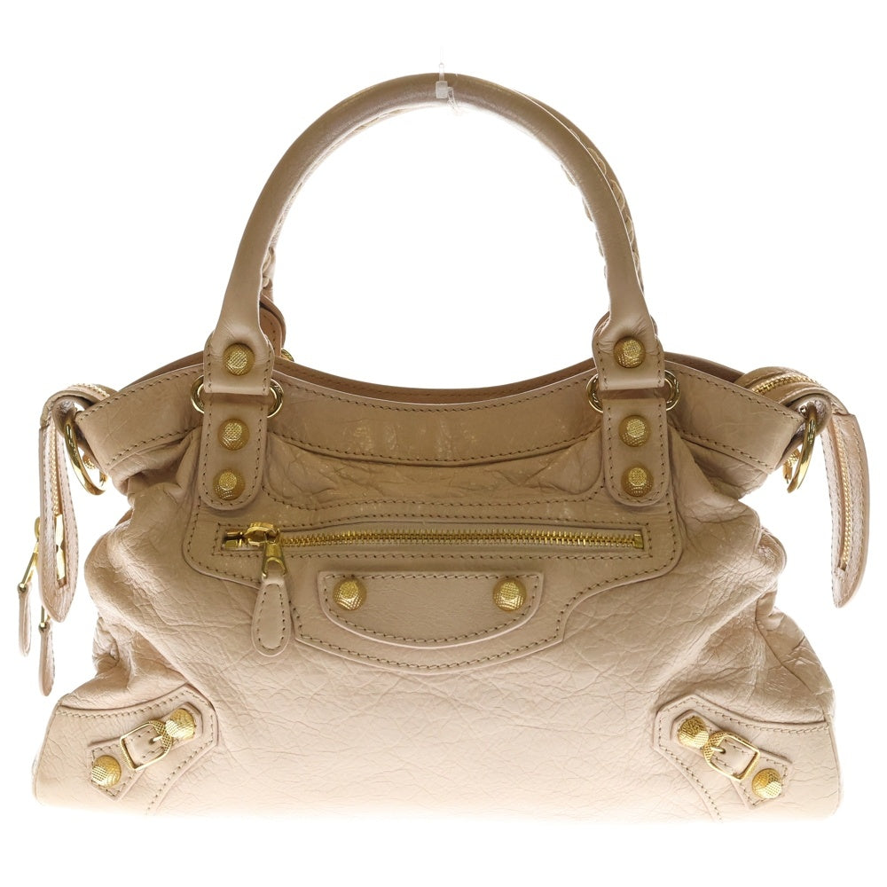 BALENCIAGA(バレンシアガ) ザ・ジャイアントタウン 2wayバッグ ショルダーバッグ ピンクベージュ レザー 285434 レディース