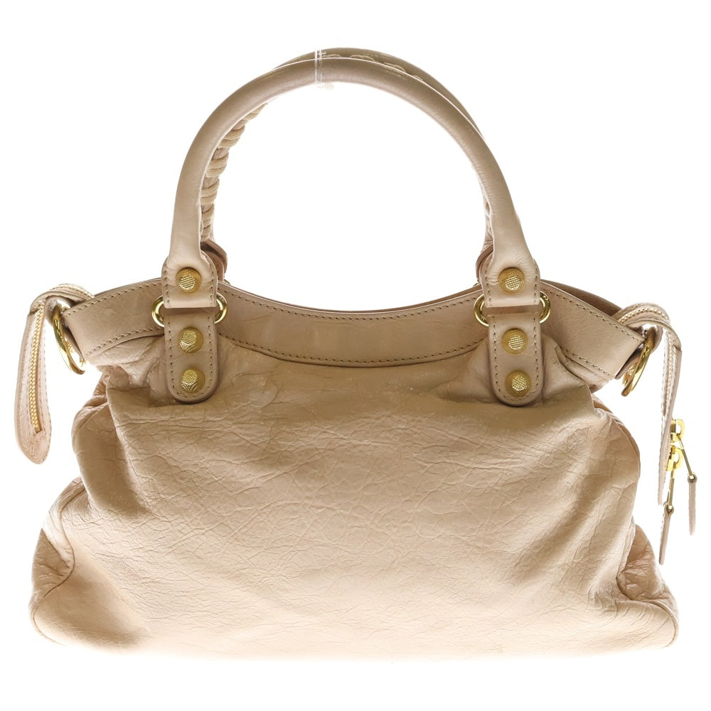 BALENCIAGA(バレンシアガ) ザ・ジャイアントタウン 2wayバッグ ショルダーバッグ ピンクベージュ レザー 285434 レディース