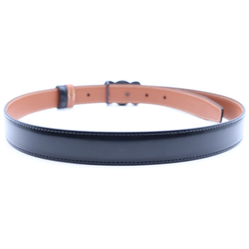 CELINE(セリーヌ) トリオンフ ベルト ブラックモチーフ レザー レディース