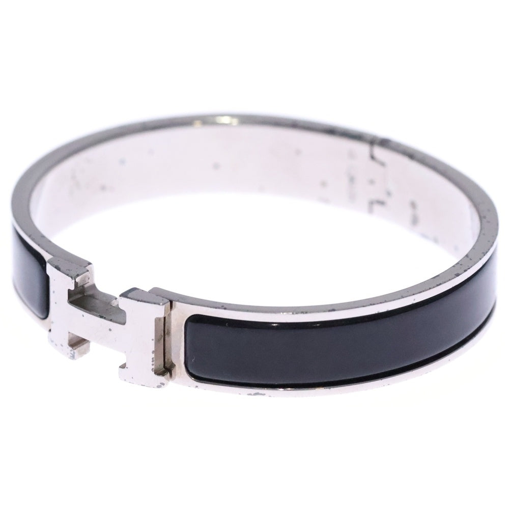 HERMES(エルメス) クリックH バングル ブラック SV金具