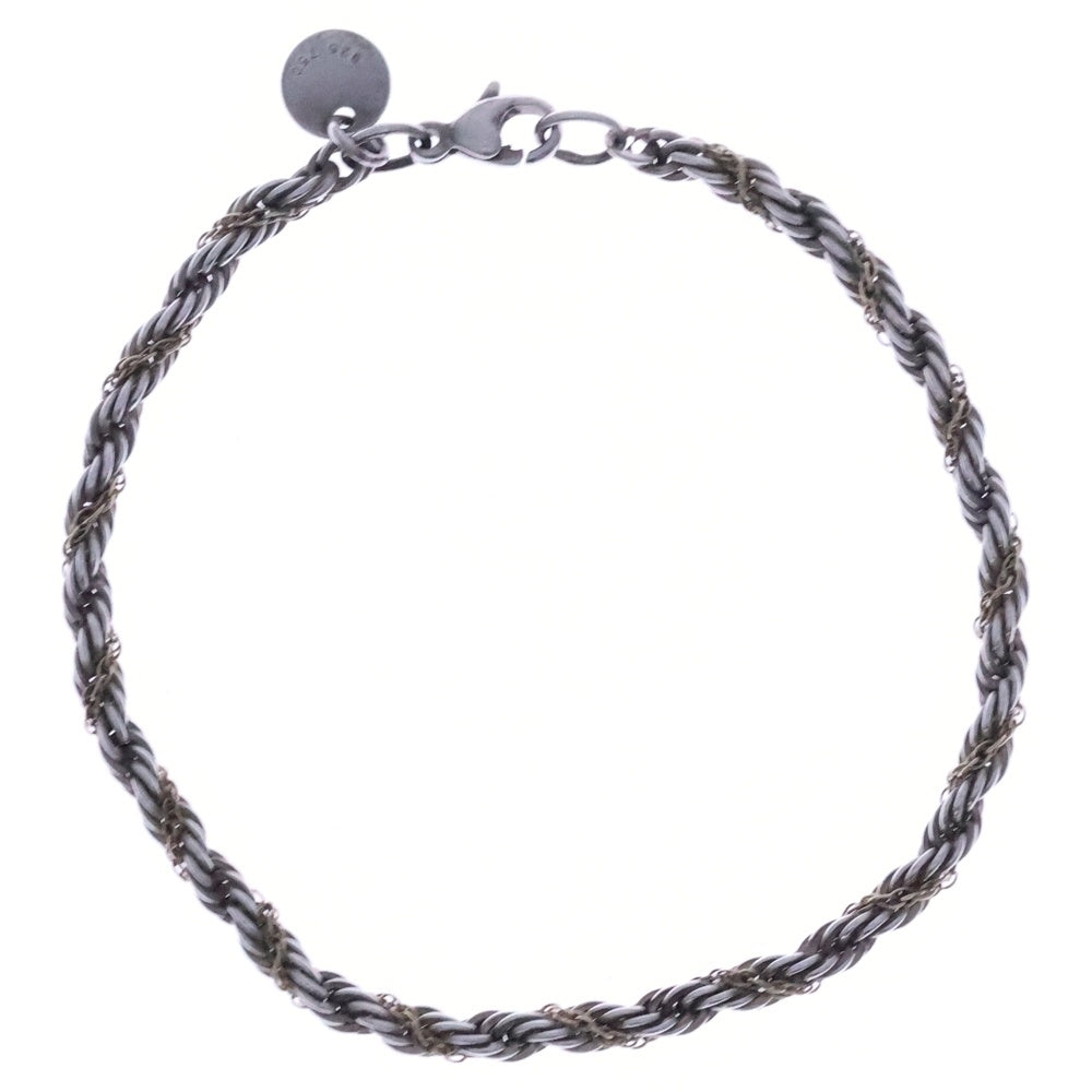 TIFFANY & Co.(ティファニー) ツイストブレスレット Ag925×Au750 ゴールド×シルバー レディース
