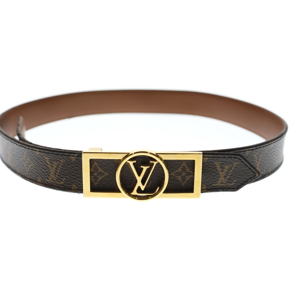 LOUIS VUITTON(ルイヴィトン) モノグラム サンチュール ドーフィーヌ ベルト ブラウン PVCレザー M0196V