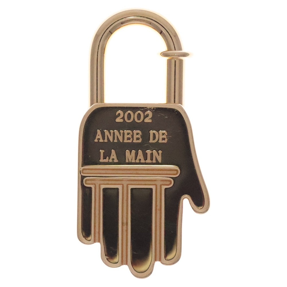 HERMES(エルメス) ANNEE DE LA MAIN カデナチャーム ハンド ゴールド