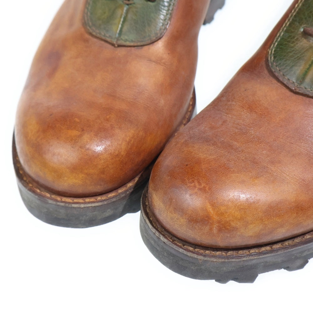 Berluti(ベルルッティ) バルモラル スエードレザー レースアップ ショートブーツ シューズ ブラウン