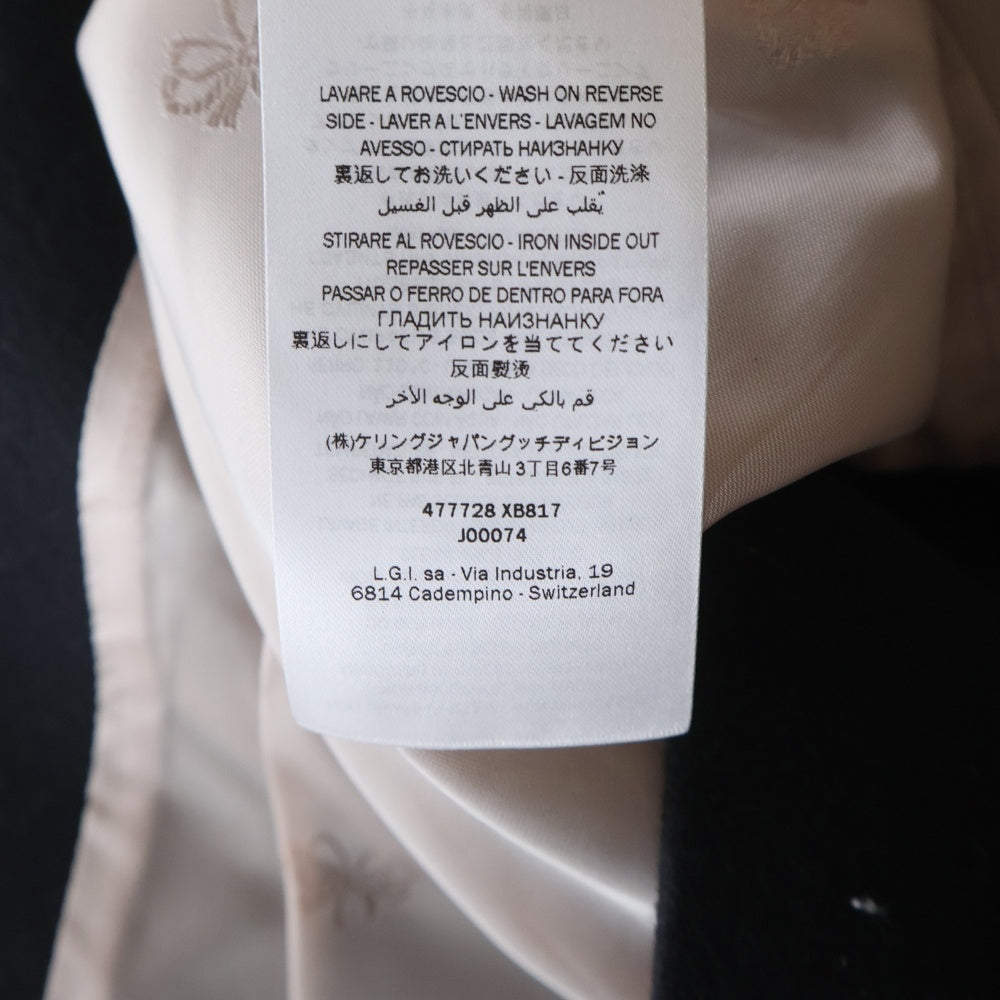 GUCCI(グッチ) GGボタン メルトンコート ブラック 477728