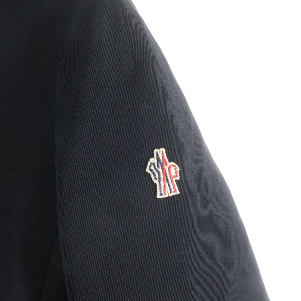 MONCLER(モンクレール) グルノーブル BAUGES ファーフーデッド ベルテッド ダウンジャケット ブラック ナイロン D20984690225 30082122TYGB レディース