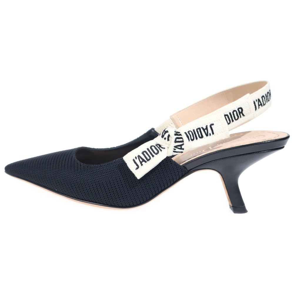 Christian Dior(クリスチャンディオール) J'ADIOR ジャディオール リボン スリングバック ヒールパンプス ブラック レディース KDC200TFLS900
