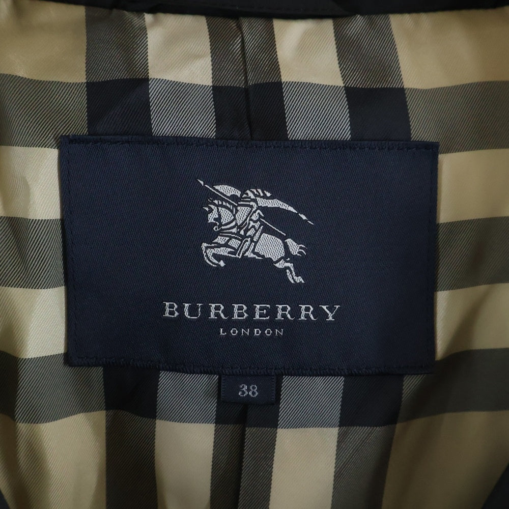 BURBERRY LONDON(バーバリーロンドン) ロングダウンジャケット ポリエステル ブラック B1C09-663-09 レディース