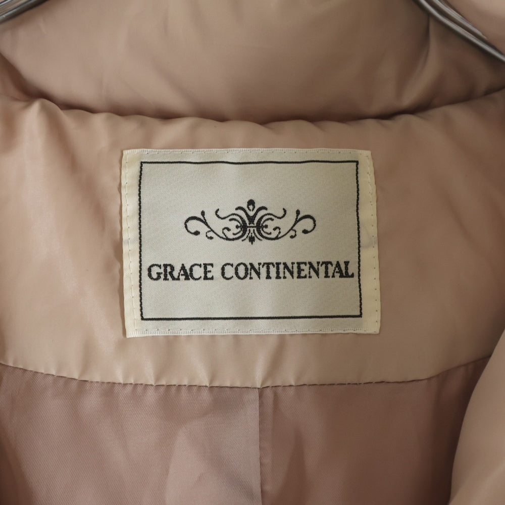 GRACE CONTINENTAL(グレースコンチネンタル) ダウンジャケット ベージュ 1840 7062-0 レディース