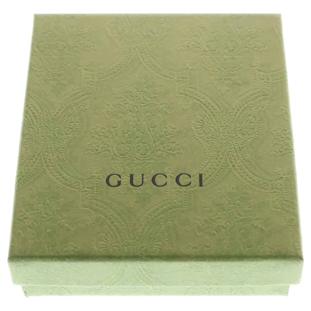 GUCCI(グッチ) アニマリエ メタル ビー 二つ折り財布 コンパクトウォレット コインケース ブラック レザー 522915