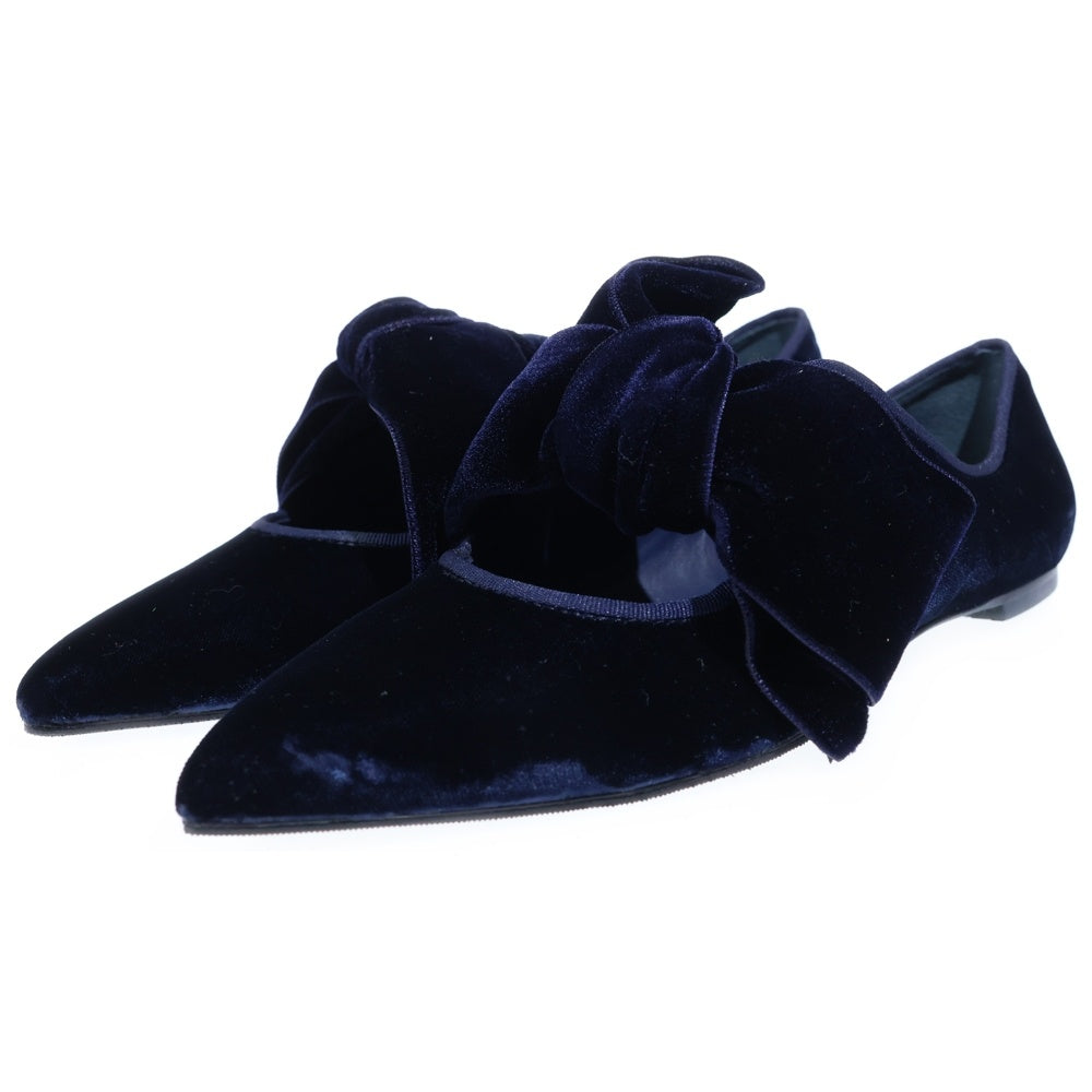 TORY BURCH(トリー バーチ) ベルベットリボンサンダル ネイビー レディース