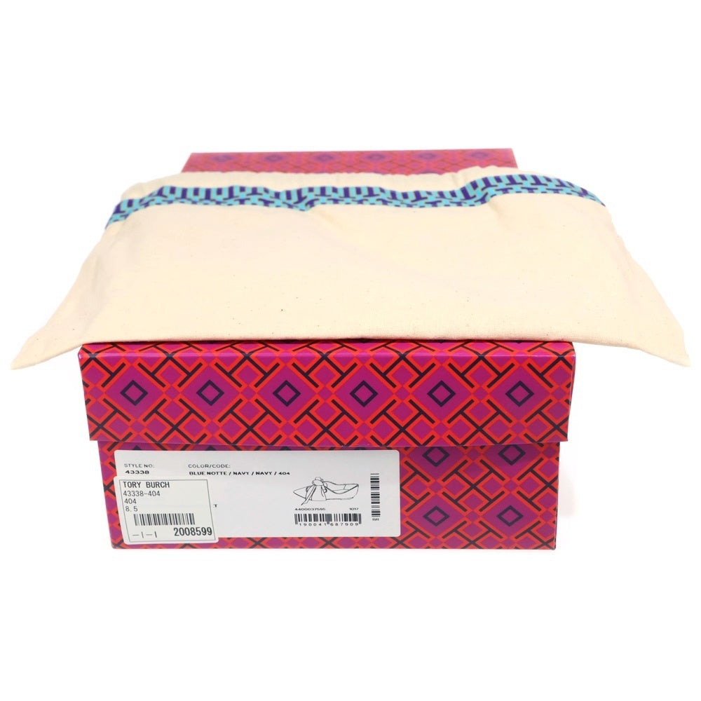 TORY BURCH(トリー バーチ) ベルベットリボンサンダル ネイビー レディース