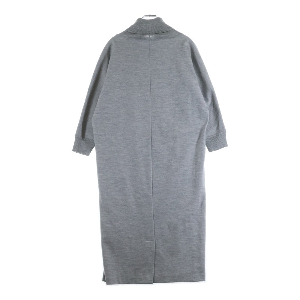 Max Mara(マックスマーラ) コットンウール ハイネックワンピース グレー 162606836700 レディース