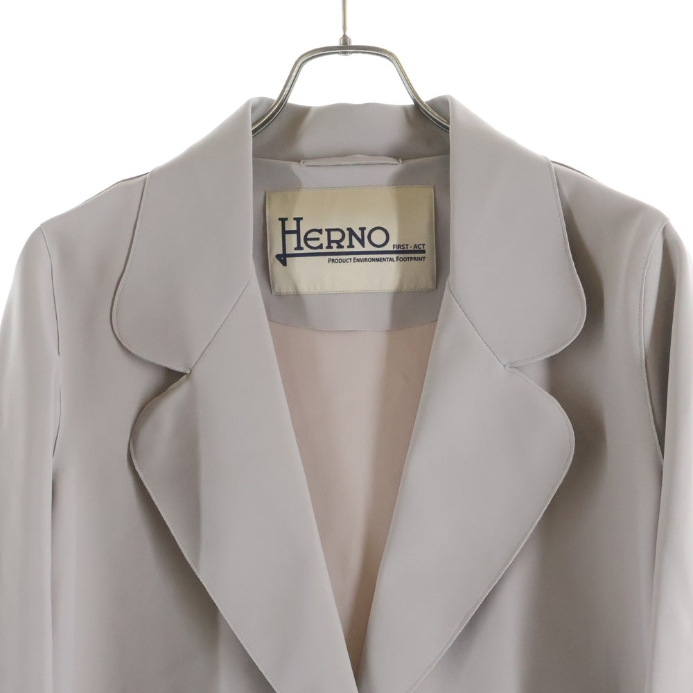 HERNO(ヘルノ) 2b ナイロンジャケット グレー/ベージュ A0340D レディース