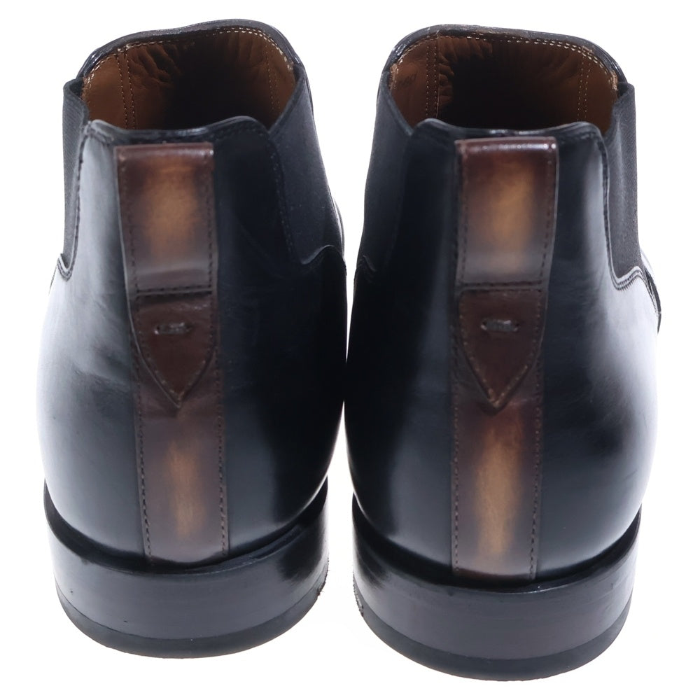 Berluti(ベルルッティ) サイドゴアレザーチェルシーブーツ ブラック 36.5
