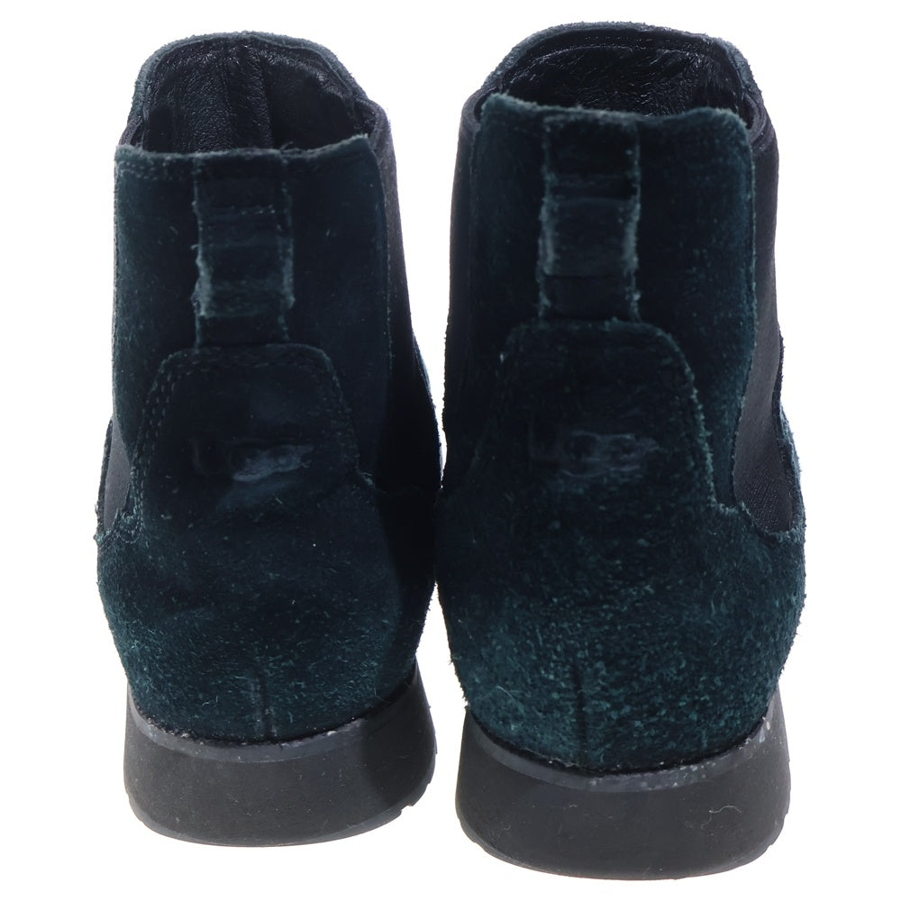 UGG(アグ) スウェードレザー サイドゴア ショートブーツ ネイビー