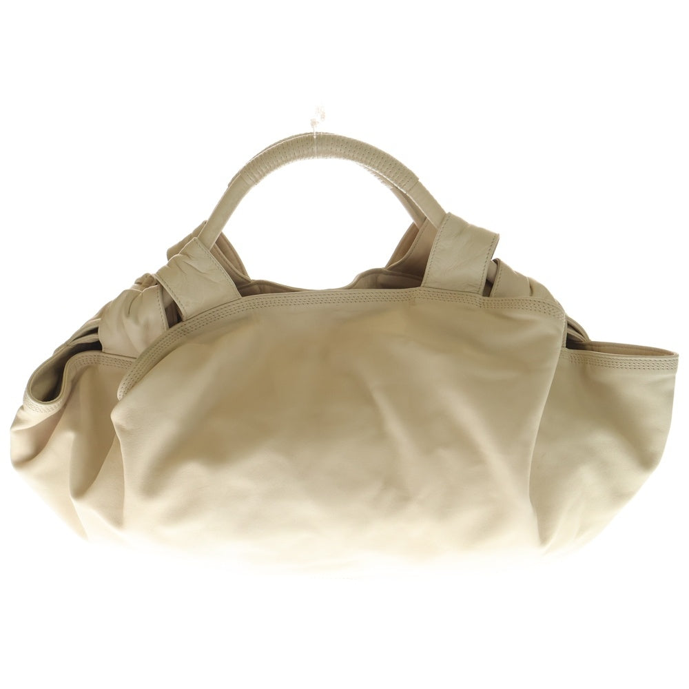 LOEWE(ロエベ) ナッパアイレ ハンドバッグ トートバッグ アイボリー レザー レディース